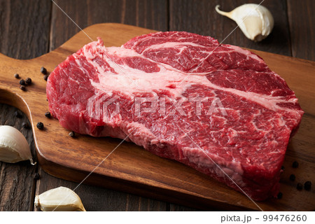 アメリカ産アンガス牛　肩ロースステーキ用　厚切り肉 99476260