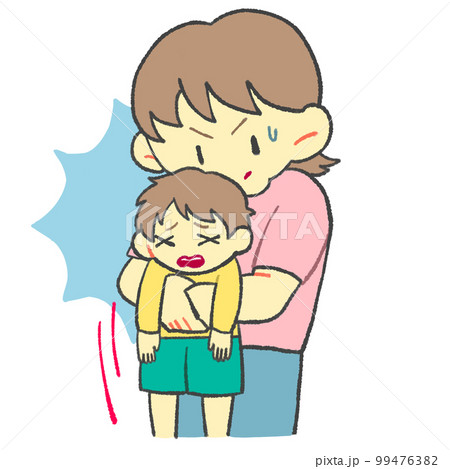 腹部突き上げ法　幼児　子ども 99476382
