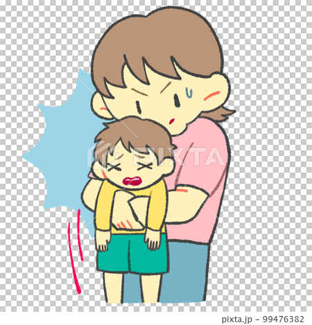 腹部突き上げ法　幼児　子ども 99476382
