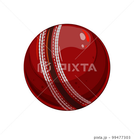 cricket ball sport cartoon vector illustration 99477303