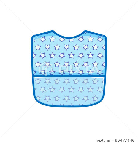 eat bib cartoon vector illustration 99477446