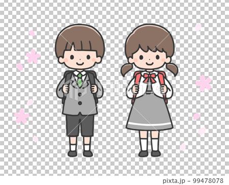 入學典禮新生男生女生 99478078