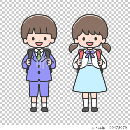 入學典禮新生男生女生 入學典禮新生男生女生 99478079