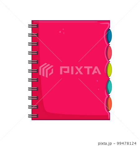 blank notebook cartoon vector illustration 99478124