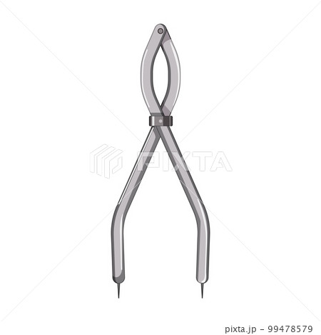 measure compass divider cartoon vector illustration measure compass divider cartoon vector illustration 99478579