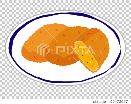 Vector illustration of pumpkin croquette 99478667