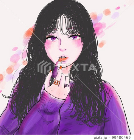 女の子イラスト 99480469