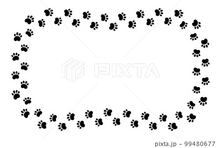 cat paw print stencil