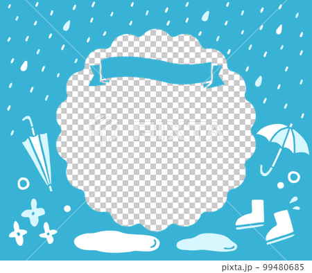 雨季橫幅廣告背景/邊框插畫手繪雨六月傘彩帶設計3:2.5 雨季橫幅廣告背景/邊框插畫手繪雨六月傘彩帶設計3:2.5 99480685
