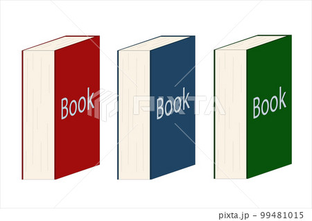 set of books of a different colors on a white background vector illustration set of books of a different colors on a white background vector illustration 99481015
