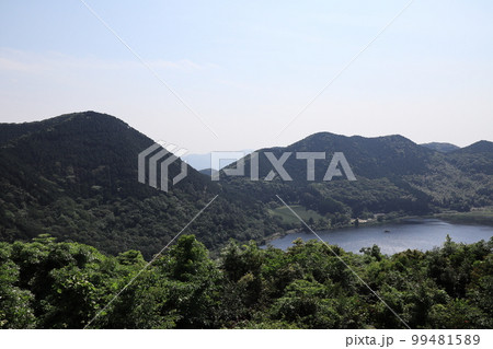 展望台から眺める藺牟田池の風景 展望台から眺める藺牟田池の風景 99481589