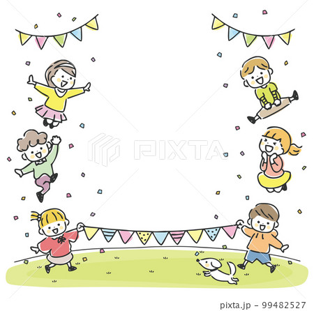子供たちのフレーム 子供たちのフレーム 99482527