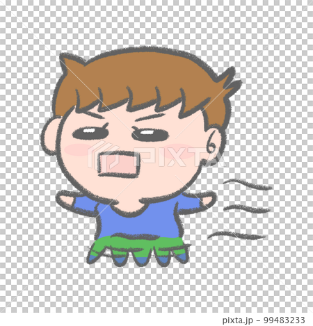 走っている男の子 99483233
