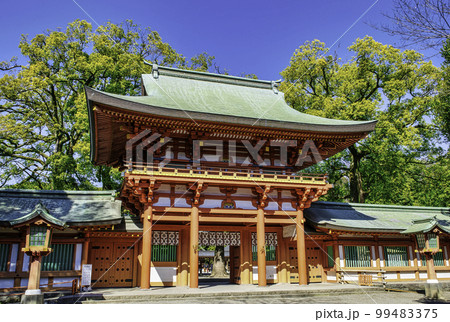 埼玉県・さいたま市 武蔵一宮氷川神社 楼門(さくらもん) 埼玉県・さいたま市 武蔵一宮氷川神社 楼門(さくらもん) 99483375