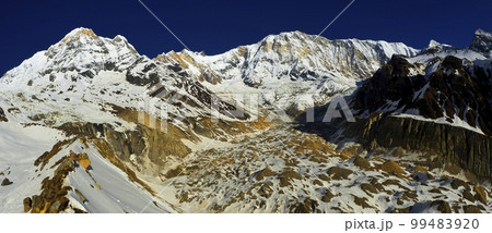 Annapurna Range from Annapurna Base Camp, Annapurna Conservation Area, Himalaya, Nepal 99483920