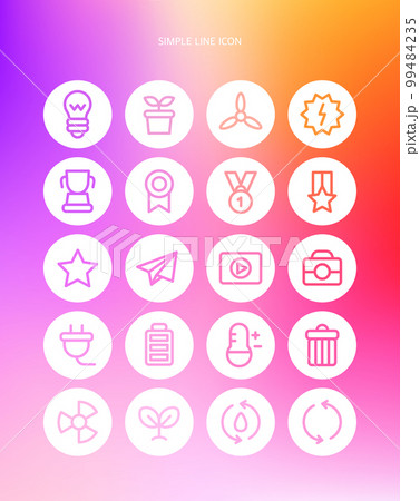 アイコン ライン ソース 99484235