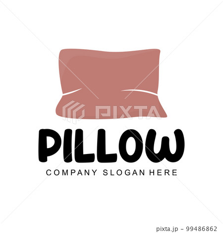 Pillow Logo, Bed Design, Dream And Sleeping Template Icon Vector Pillow Logo, Bed Design, Dream And Sleeping Template Icon Vector 99486862