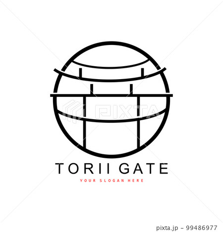 Torii Gate Logo, Japanese Building Design, China Icon Vector, Illustration Template icon Torii Gate Logo, Japanese Building Design, China Icon Vector, Illustration Template icon 99486977