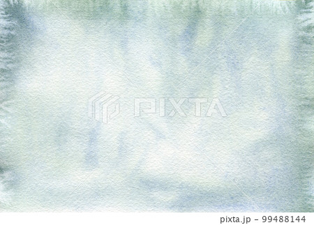 Watercolor abstract background. Snow texture. Winter ornament 99488144