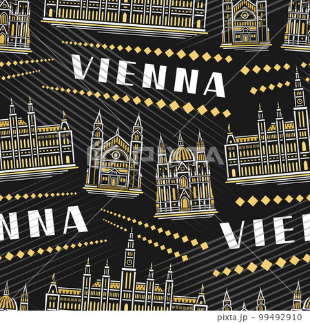 Vector Vienna Seamless Pattern 99492910