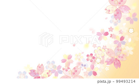 優しい 桜 背景イラスト 優しい 桜 背景イラスト 99493214