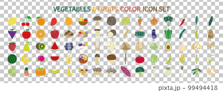 vegetable and fruit icon 99494418