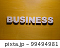 立体模型のアルファベット　ビジネス　business 99494981