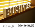 立体模型のアルファベット　ビジネス　business 99494985