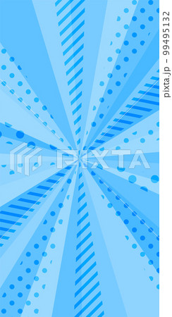 背景イラスト_集中線_水色 背景イラスト_集中線_水色 99495132