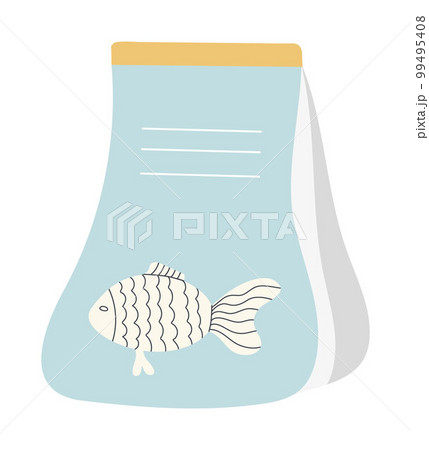 Cat and dog food vector. Canine cans, conserve of feline food . Pet shop assortment. Vitamines for home animals. Feeding colorful plate. Bowl with food for pets. 99495408