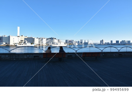 竹芝ふ頭の景色 東京 竹芝ふ頭の景色 東京 99495699