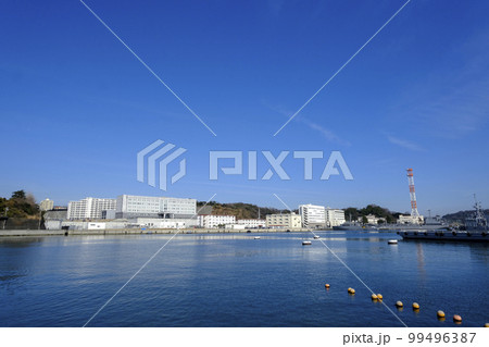 長浦港の風景、タグボート 99496387