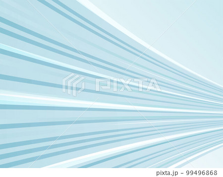 未来に向かって伸びる広がるイメージのボーダーライン背景2302231／ライトブルー 99496868