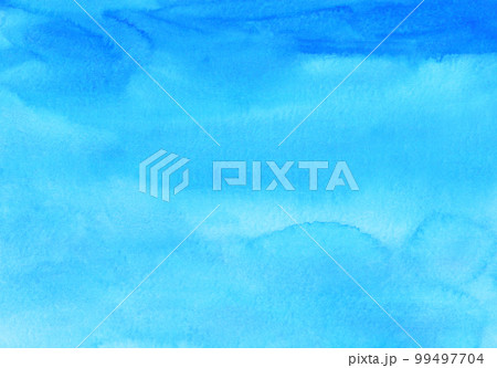 Watercolor blue background painting. Stains on paper. Artistic liquid backdrop. Watercolor blue background painting. Stains on paper. Artistic liquid backdrop. 99497704