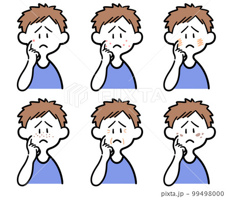 肌トラブルに悩む男性のセット 99498000