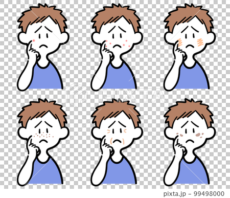 肌トラブルに悩む男性のセット 99498000