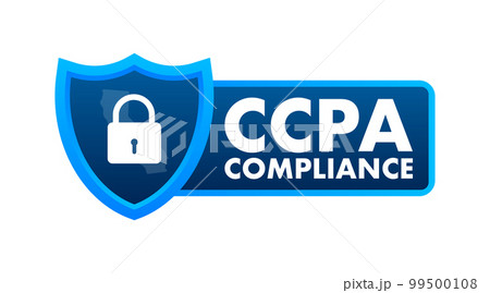 Ccpa, great design for any purposes. Security vector icon. Website information. Internet security. Data protection. 99500108