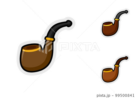 Note sticker set with Smoking Pipe 99500841