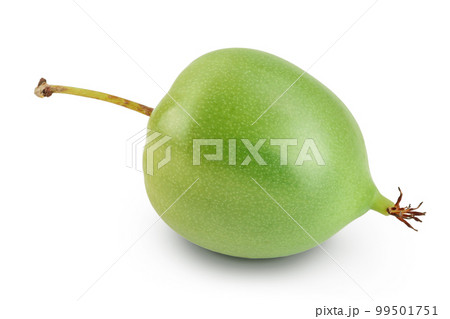 mini kiwi baby fruit or actinidia arguta isolated on white background with full depth of field. 99501751