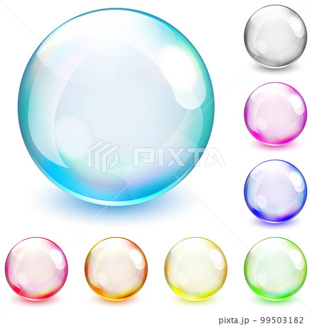 Multicolored opaque spheres 99503182