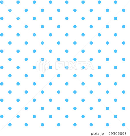 水色の水玉模様背景1_正方形 99506093