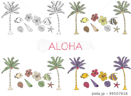 Hawaii Illustrations 99507616