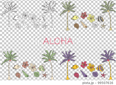 Hawaii Illustrations 99507616