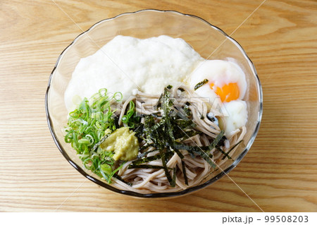 とろろ蕎麦　山芋 99508203