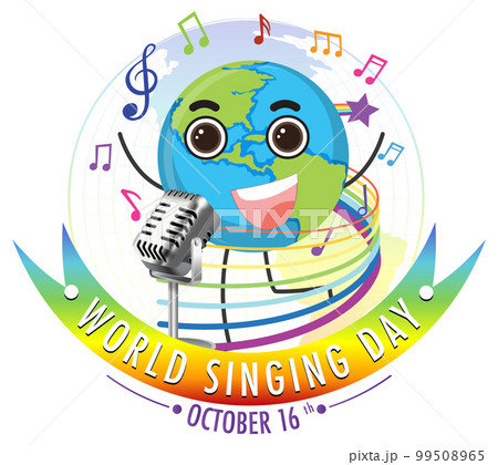 World Singing Day Poster Design World Singing Day Poster Design 99508965