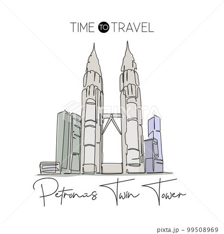 Update 76+ petronas twin tower sketch best - seven.edu.vn