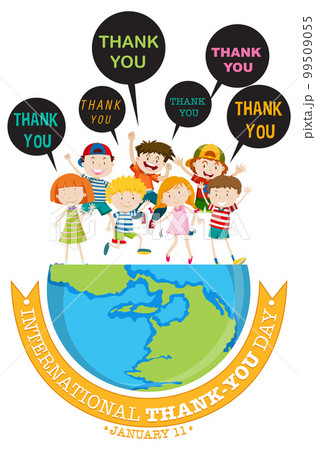 International thank you day icon International thank you day icon 99509055
