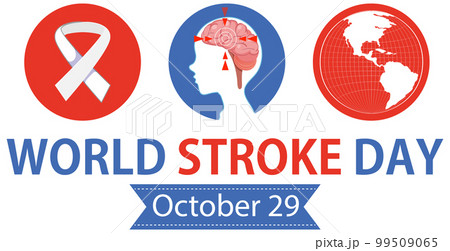 World Stroke Day Banner Design 99509065