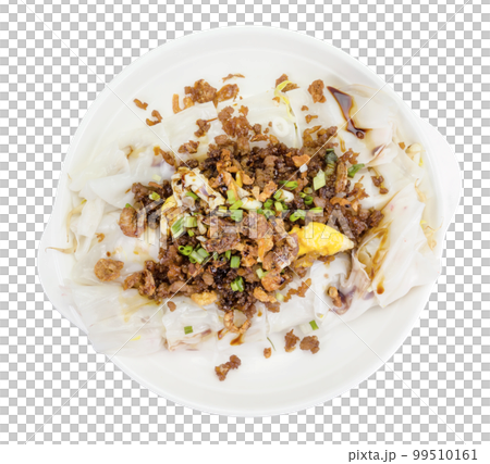 Fresh Spring roll food with vegetable isolated 99510161