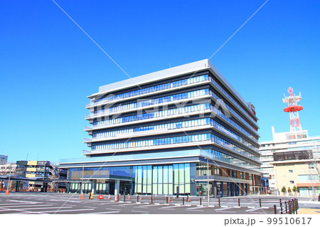 大垣市、大垣市役所とその周辺の風景 大垣市、大垣市役所とその周辺の風景 99510617